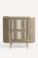 Everett Slatted Bar Cabinet