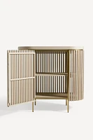 Everett Slatted Bar Cabinet