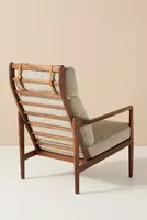 Bouclé Headrest Lounge Chair