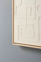 White Maze Wall Art
