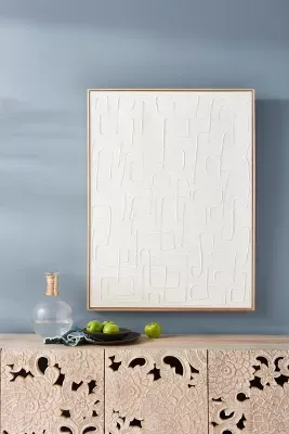 White Maze Wall Art