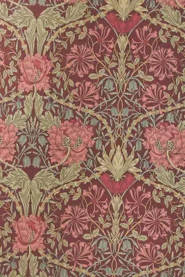 Morris & Co. Honeysuckle Tulip Wallpaper