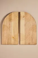 Concentric Oak Diptych Wall Art