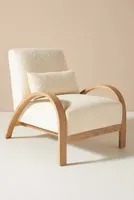 Bouclé Bentwood Armchair