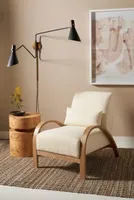 Bouclé Bentwood Armchair