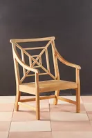 Fretwork Teak Chair