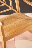 Fretwork Teak Chair