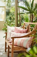 Fretwork Teak Two-Seat Garden Bench