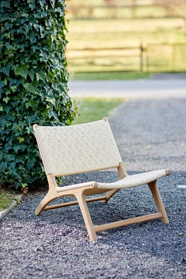 Havana Wicker + Teak Armless Chair