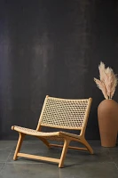 Havana Open Weave Armless Chair