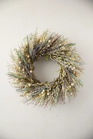 Preserved Sunkissed Blue Wreath