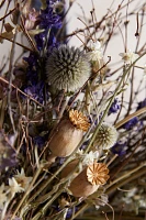 Preserved Blue Poppy Wreath