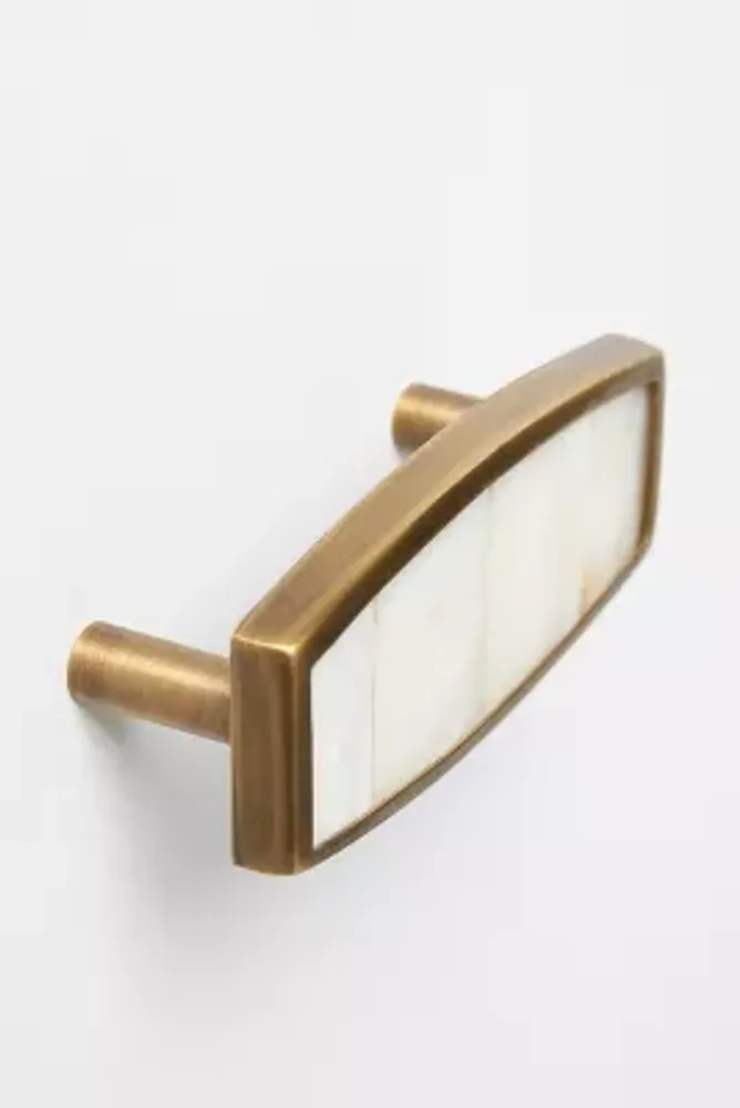 Mother-of-Pearl Brass Handle