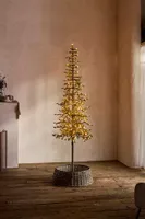 Faux Pre-lit LED Alpine Tree