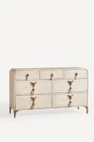 Zagora Tasseled Seven-Drawer Dresser