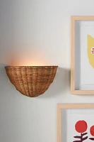 Liz Rattan Sconce