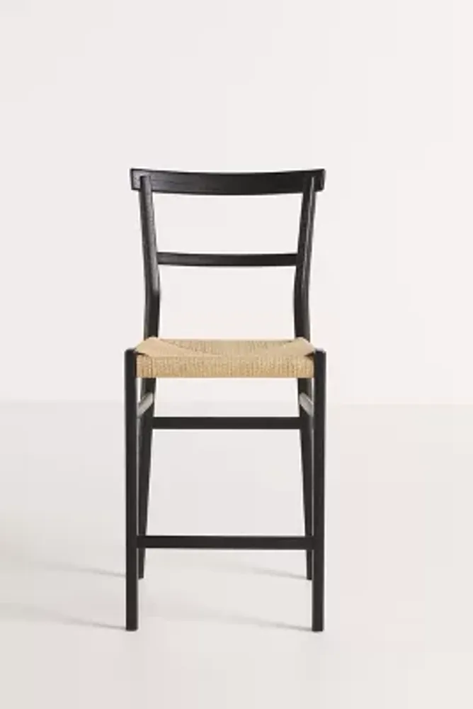 Oak Farmhouse Counter Stool