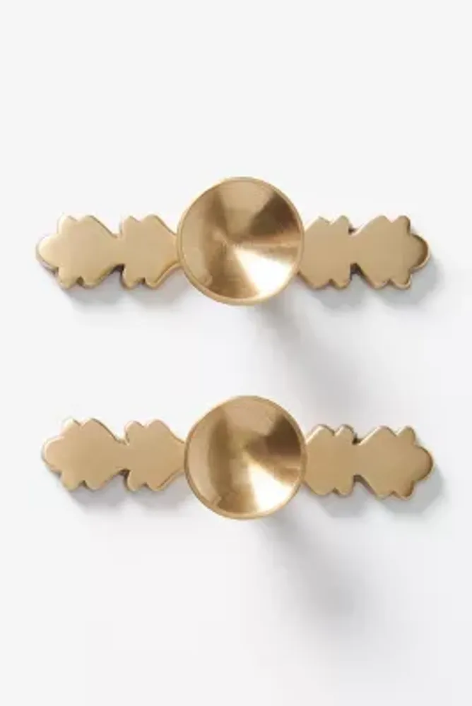 Kiera Leaf Kitchen Knobs, Set of 2