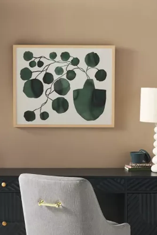 Money Plant Light Wall Art