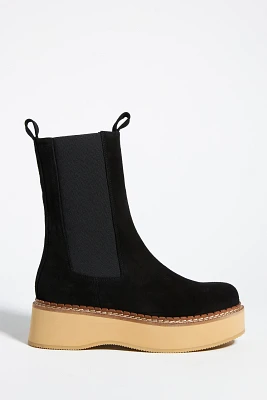 Paloma Barcelo Platform Chelsea Boots