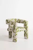 Simone Floral Effie Tripod Dining Chair