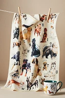 Dog Breeds A-Z Dish Towel