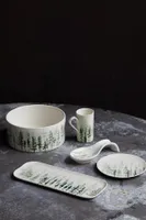 Evergreen Ceramic Serving Platter