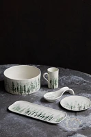 Evergreen Ceramic Serving Platter