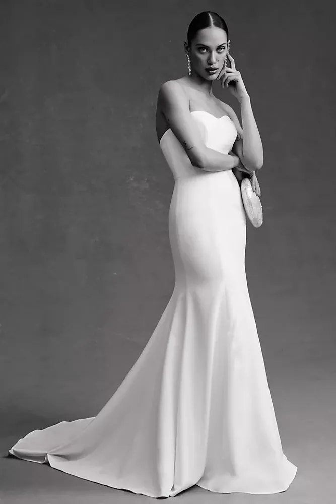 Jenny by Yoo Bennett Fit & Flare Sweetheart Wedding Gown