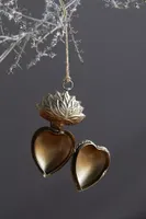 Heart Locket Ornament, Small