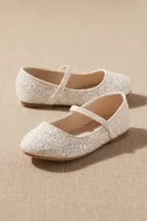 Kailee P. Ridley Glitter Mary Jane Flower Girl Flats