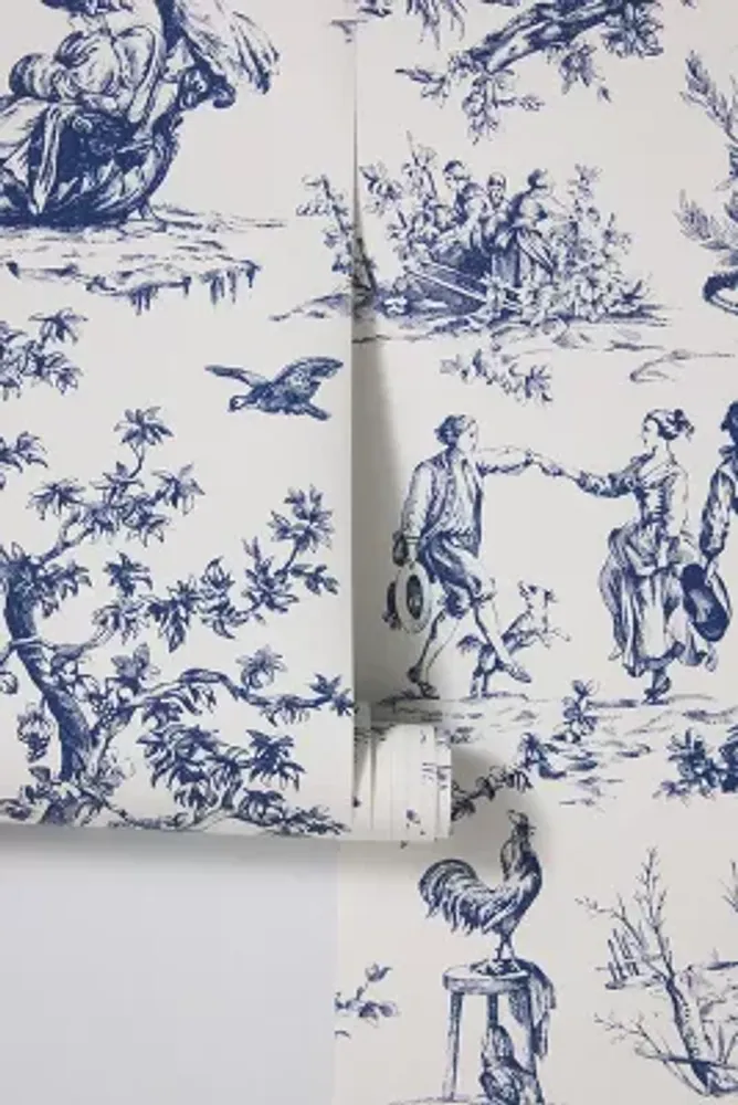 Seasons Toile Wallpaper