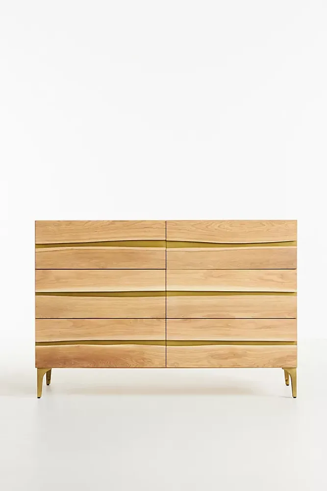 Prana Live-Edge Six-Drawer Dresser