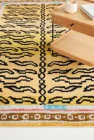 Hand-Knotted Tiger Stripe Rug