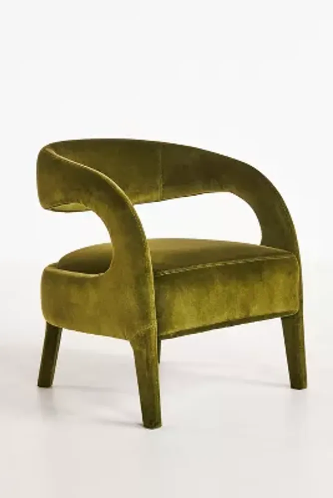 Velvet Hagen Accent Chair