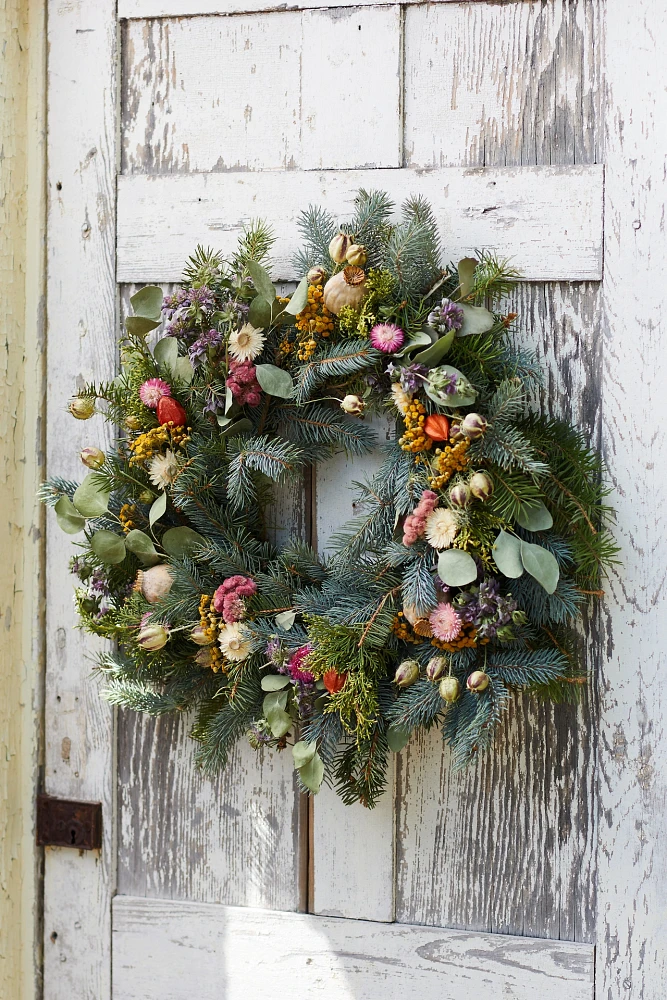 Fresh Noble Fir, Incense Cedar + Eucalyptus Wreath