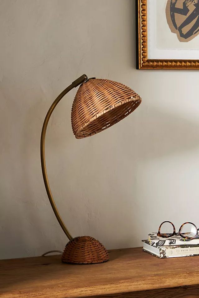 anthropologie shell lamp