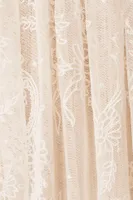 BHLDN Katarina Butterfly-Sleeve V-Neck Empire Embroidered Wedding Gown