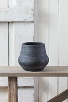 Charcoal Ceramic Bell Jar Planter