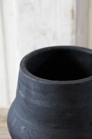 Charcoal Ceramic Bell Jar Planter