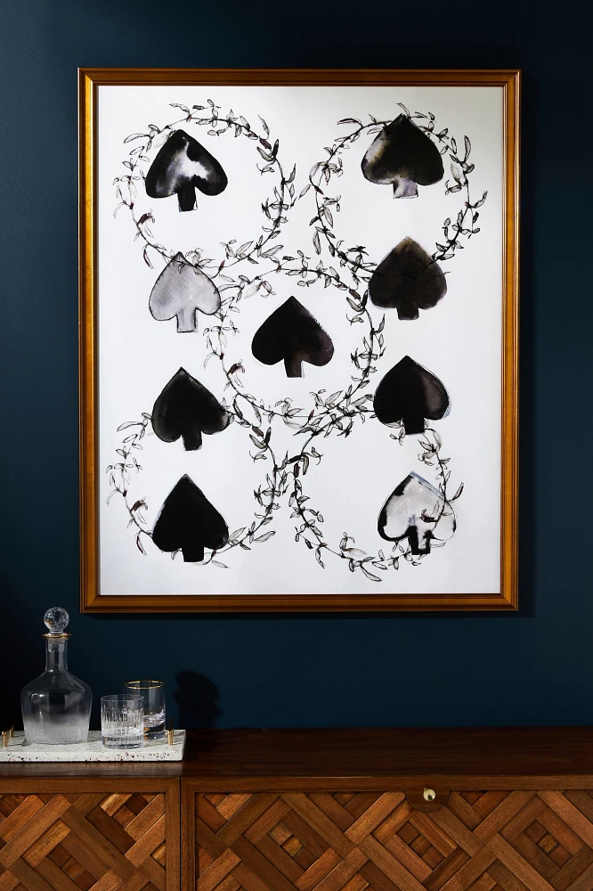 Black Spades Wall Art