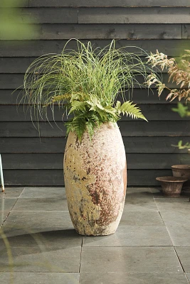 Barnacle Cylinder Pot, 15"