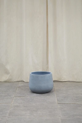 Fiber Concrete Rounded Pot