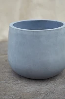 Fiber Concrete Rounded Pot, 22"