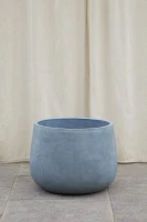 Fiber Concrete Rounded Pot, 22"