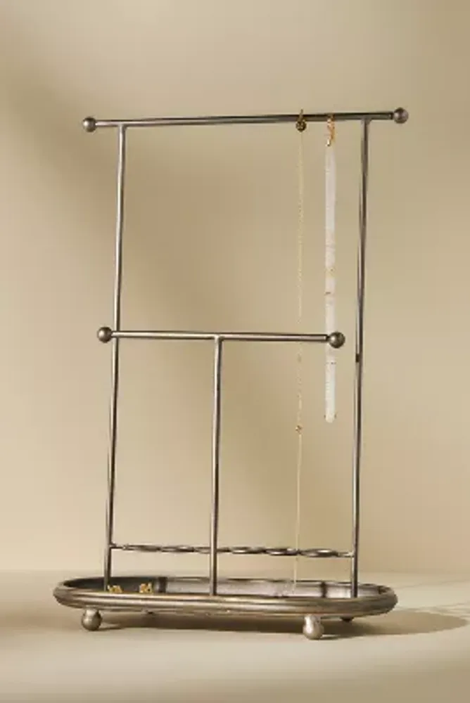 Hammered Jewelry Stand