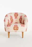 Rug-Printed Simon Accent Chair