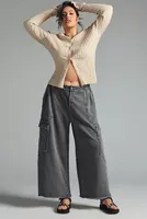 Daily Practice by Anthropologie Utility Wide-Leg Pants