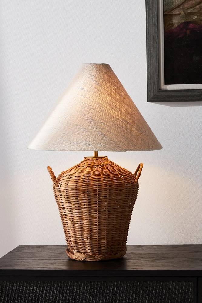 Hascombe Rattan Lamp Base