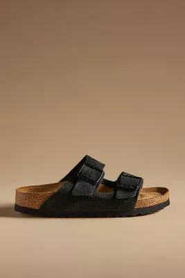 Birkenstock Arizona Suede Soft Footbed Sandals